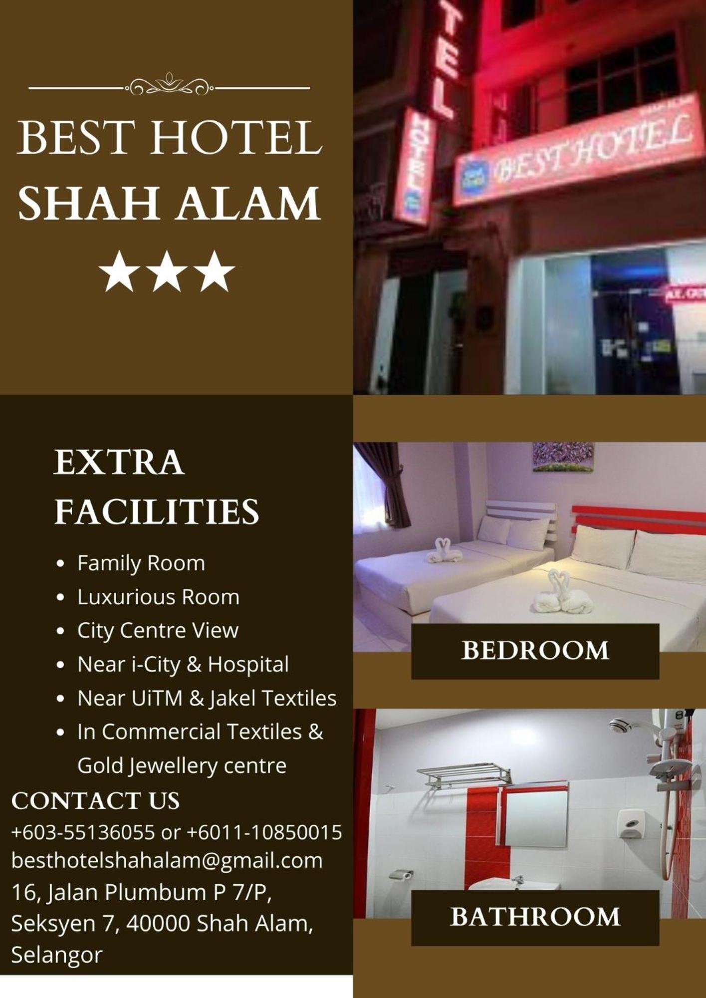 Best Hotel Shah Alam @ Uitm, I-City & Hospital Eksteriør bilde